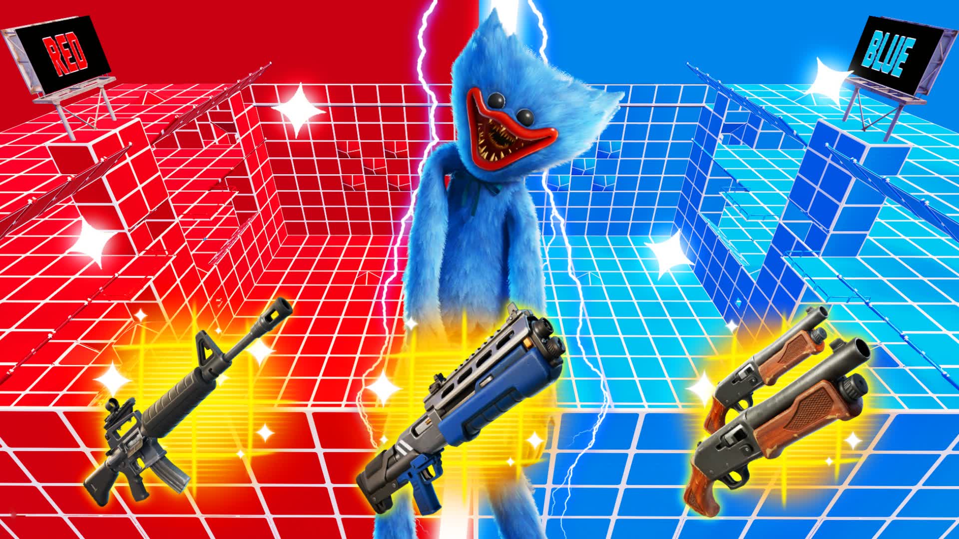 CHAPTER HUGGY RED VS BLUE🔴🔵