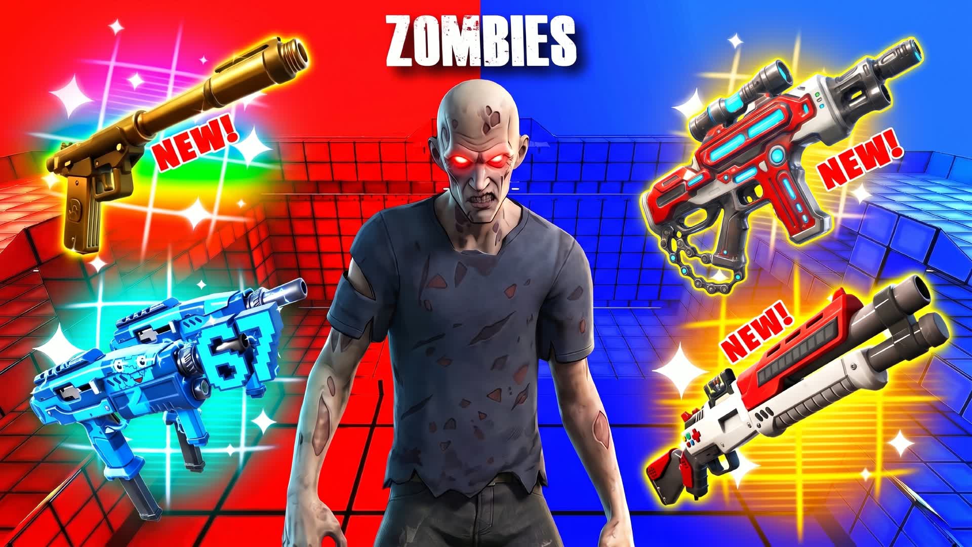 ZOMBIES RED Vs BLUE 🧟🔴🔵