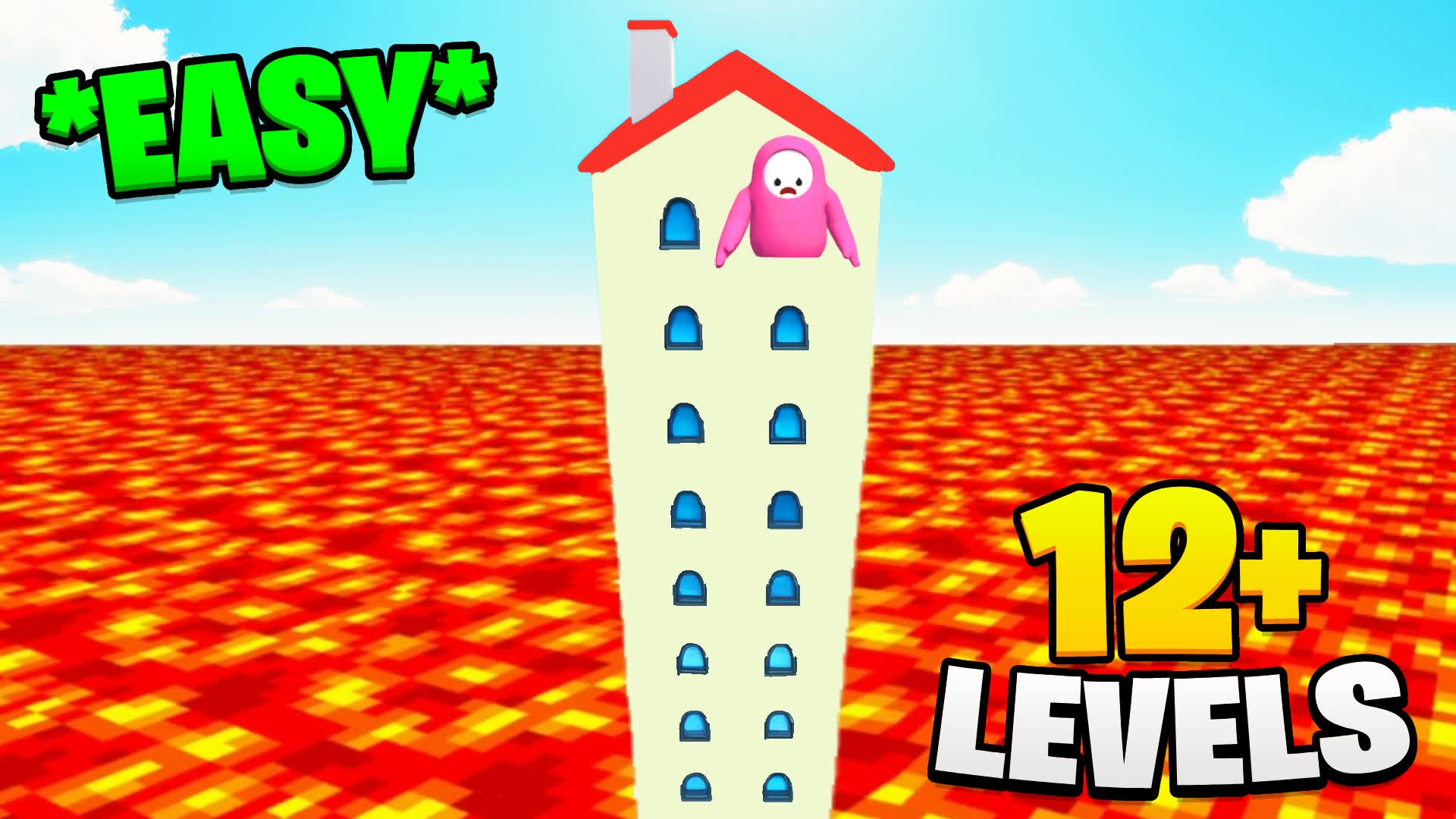 THE FLOOR IS LAVA PARKOUR 🔥 MINIGAME