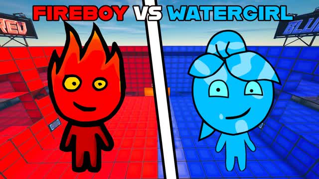 FIRE VS WATER 🔴🔵