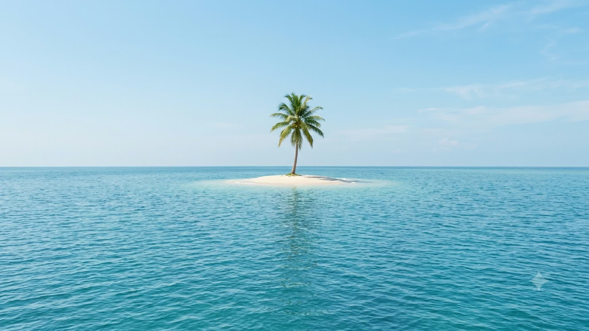 🏝️ Uma ilha no meio do mar 🌊