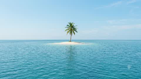 🏝️ An island in the middle of the sea 🌊