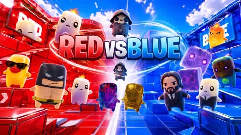 RED VS BLUE PRO VS NOOB🔴 🔵