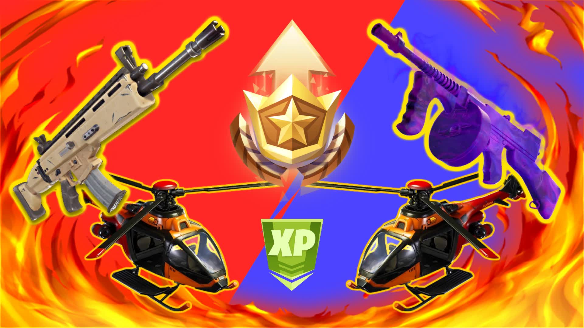 Lava 🥵Red vs Blue🥶 + Mythics🏆+Choppas 5927-1442-1012 by ozycreates ...