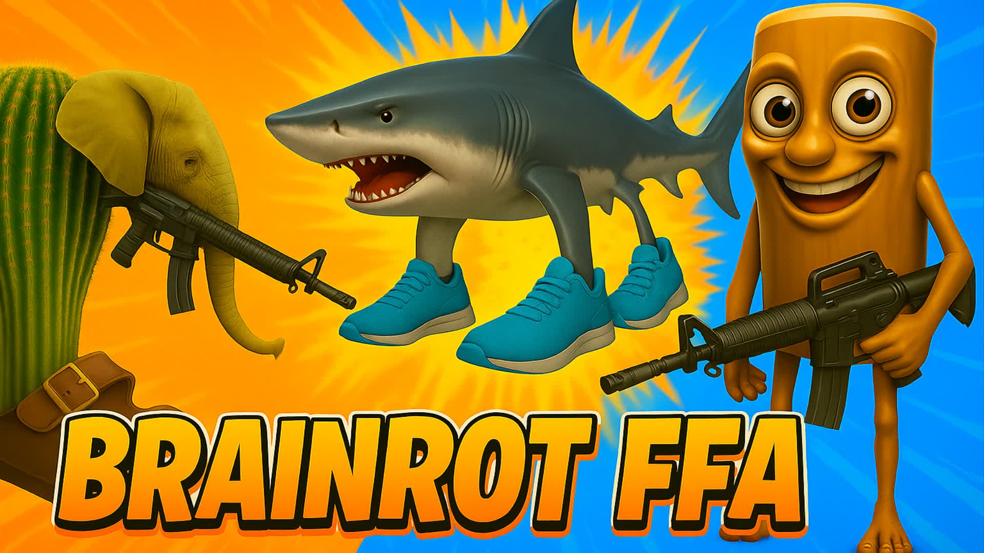 🧠 BRAINROT FFA - 50 Players