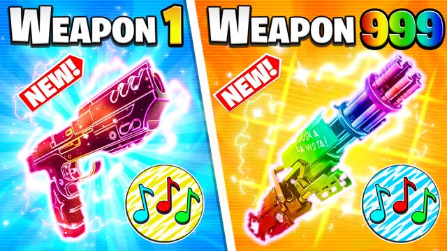 MEGA GUN GAME 🔫MUSIC PARTY SUMMER 🎵