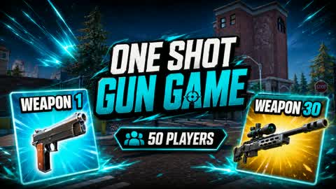 🎯 30 WEAPON ONE SHOT GUN GAME — Fortnite Creative Insel
