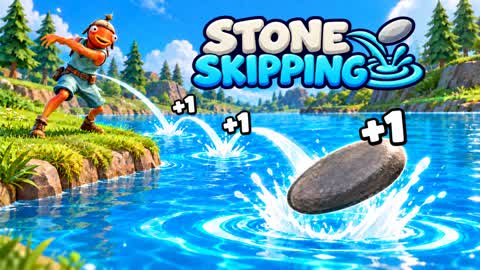 +1 STONE SKIPPING!