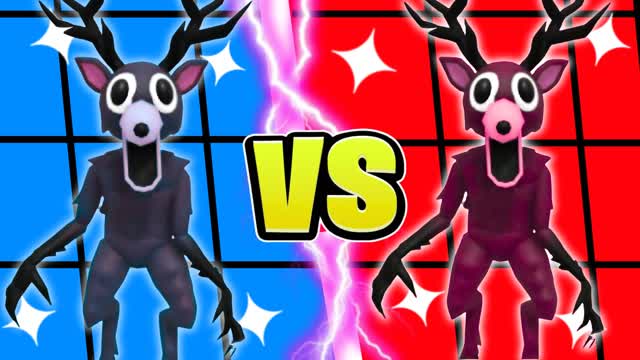 CRAZY DEER đŠ RED VS BLUEđ”đŽâ
