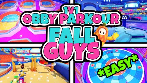 ⭐FALL GUYS OBBY PARKOUR 1V1⭐