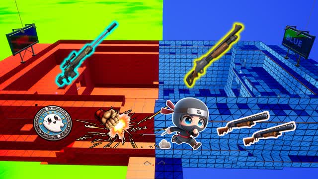 MEGA RED VS BLUE 🆓