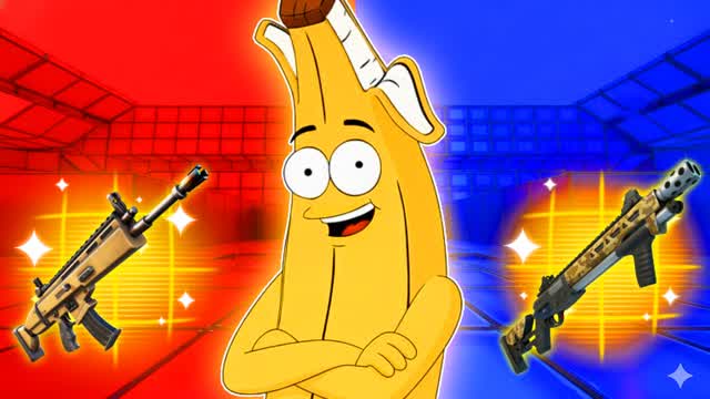 CRAZY BANANS RED VS BLUE🔴🔵 CLAPZENENE!