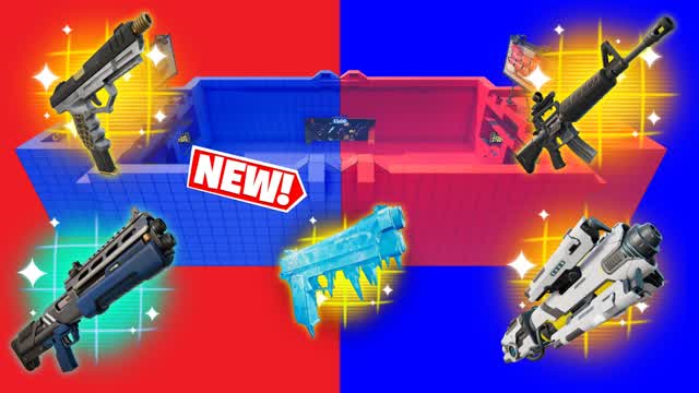 RED vs BLUE ❄️ | CUSTOM WEAPONS