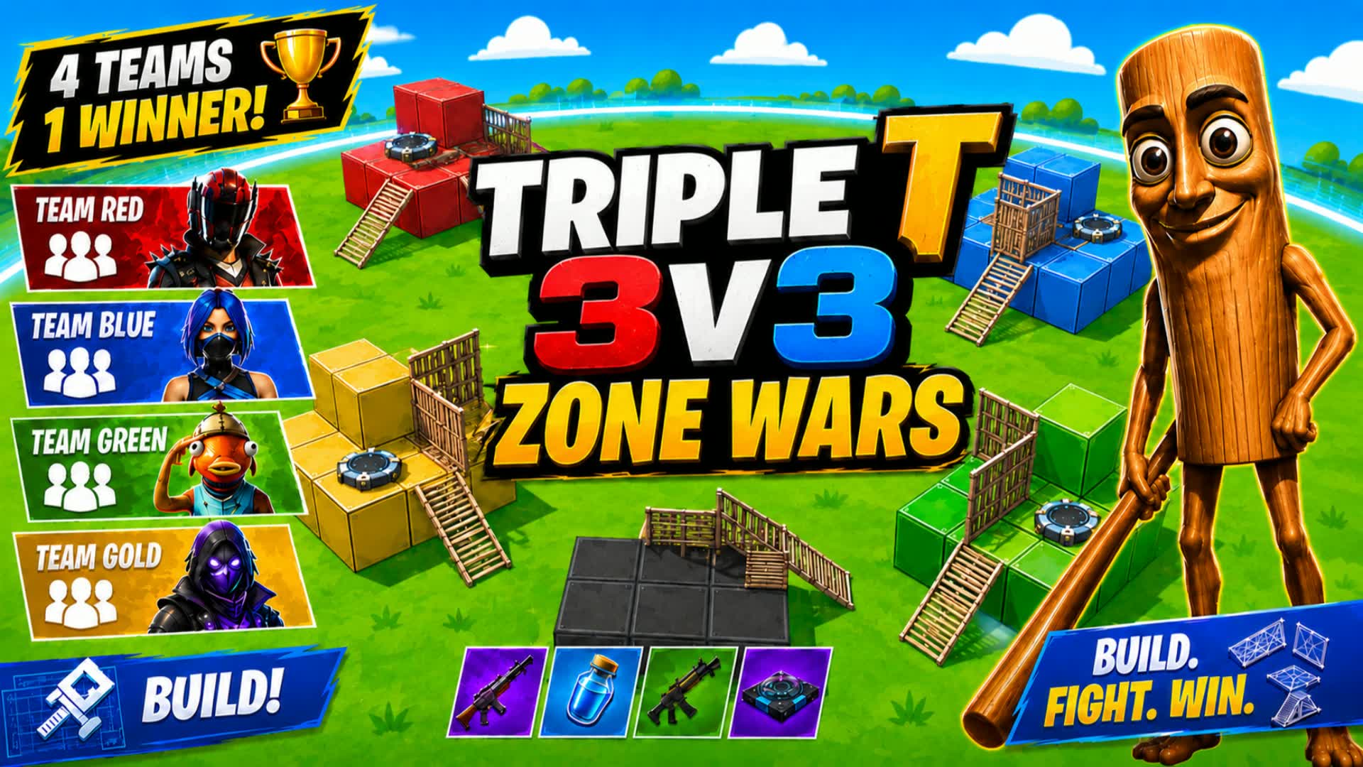 Triple T 3v3 Zonewars