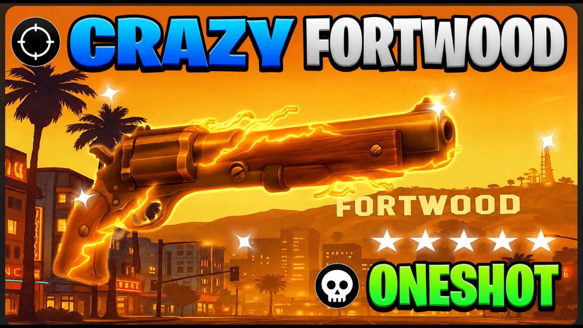 CRAZY FORTWOOD ONE SHOT 🔫 — Fortnite island 1312-1685-2341 by SieRiiX