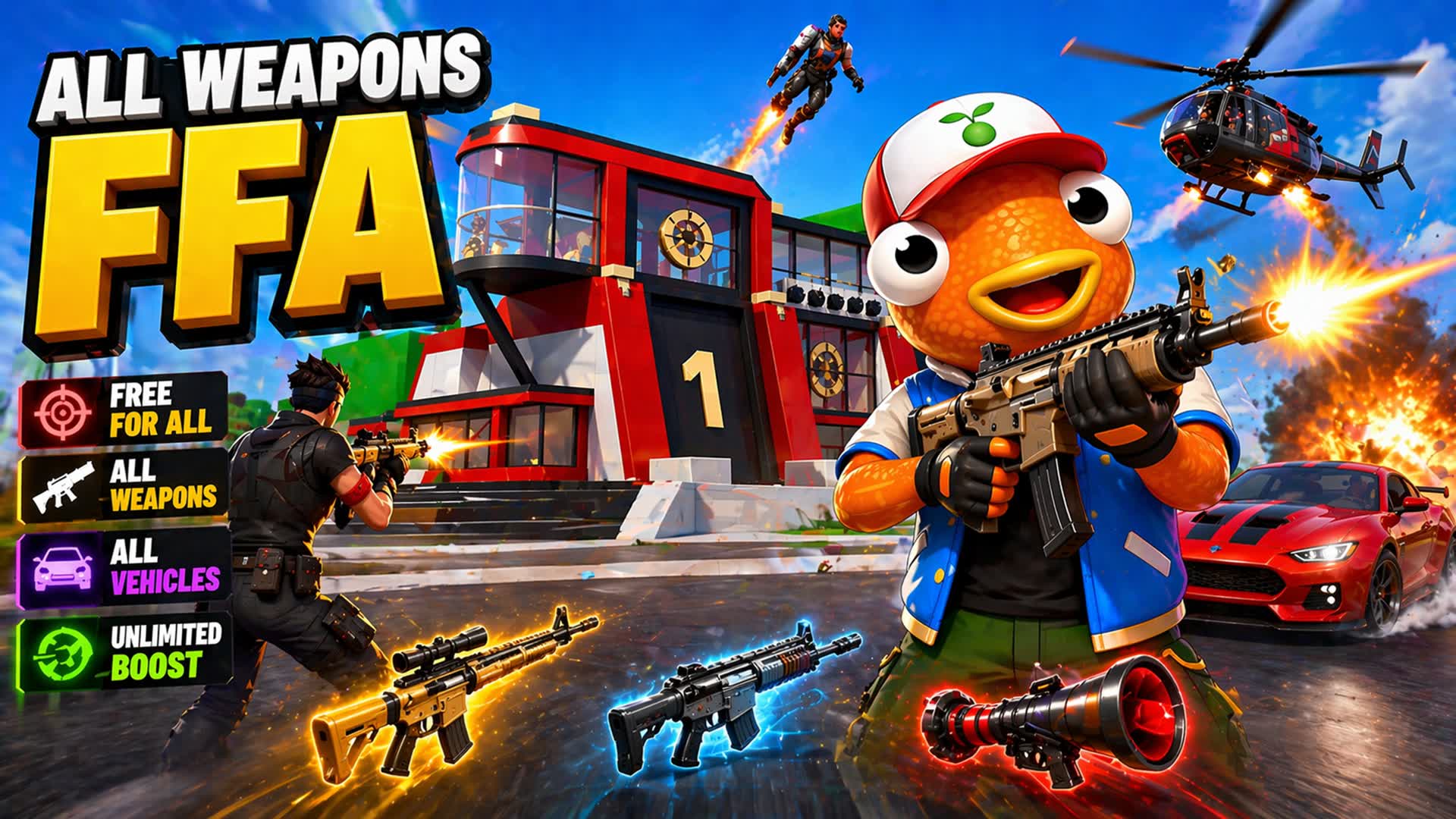 FFA CITY 🔫 すべての武器🚗車