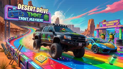 🚔 DRIVE CITY - ALL WEAPONS TMNT
