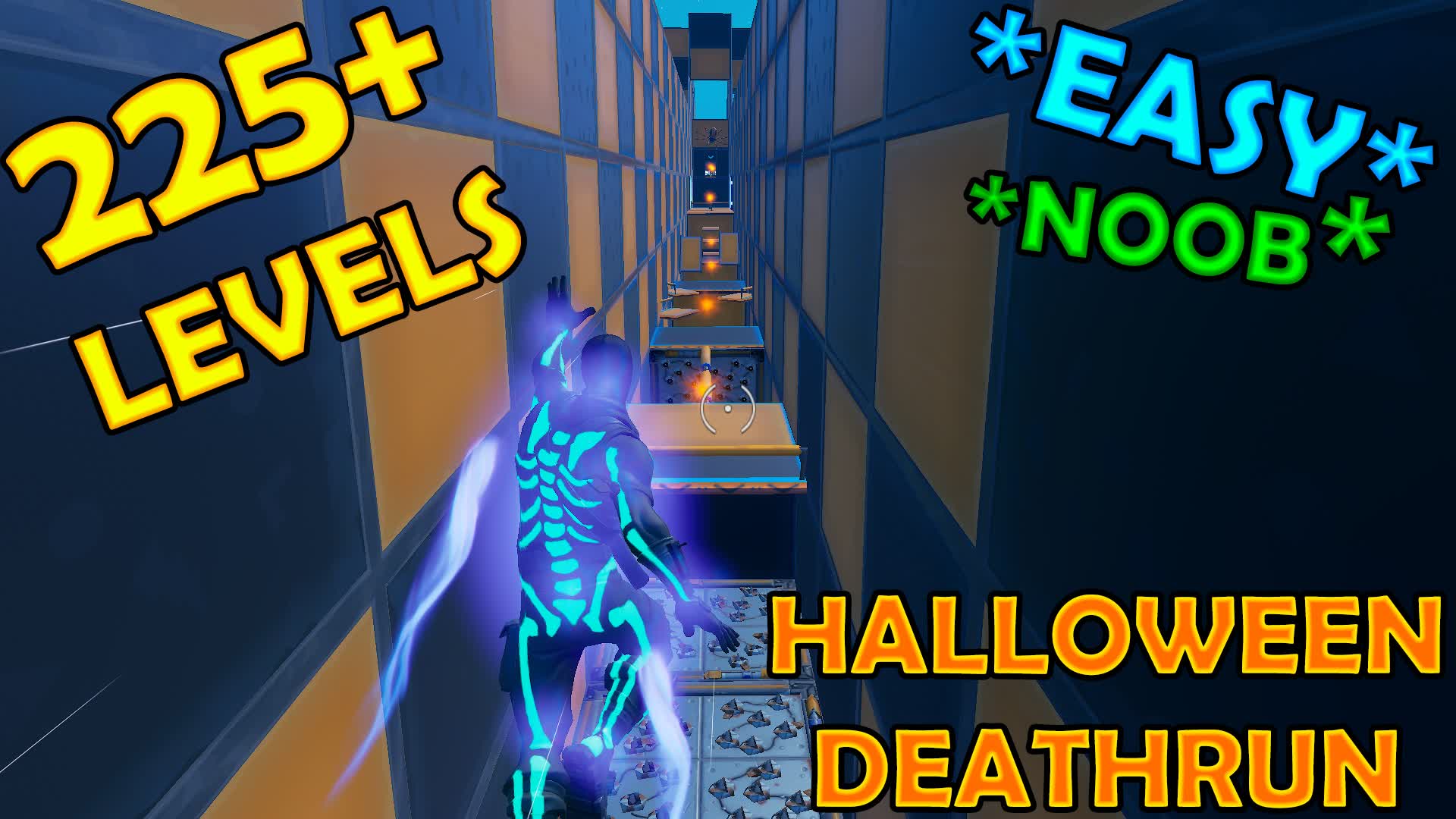 🎃250+ LEVEL HALLOWEEN DEATHRUN🎃 174336086084 من ابتكار vojtax Fortnite