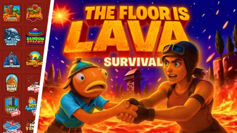 The Floor is Lava 🔥 [25+ Maps]