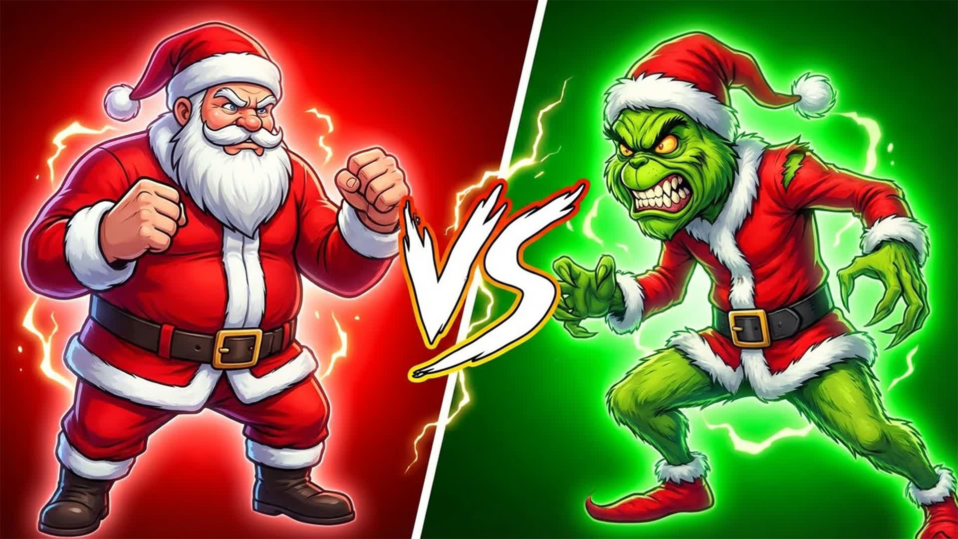 GRINCH VS SANTA  🔴🟢 NEW!