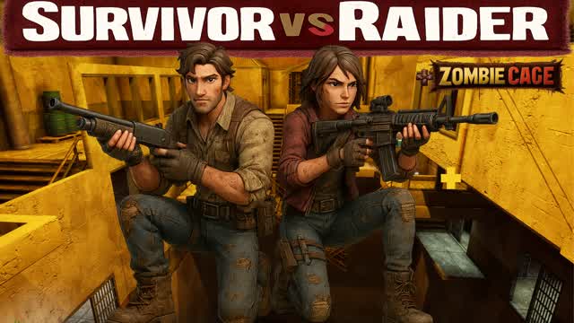 😬🧟 Survivor vs Raider -Team DeathMatch