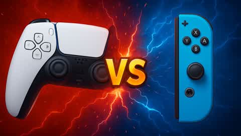 DUALSENSE VS JOYCON 🔴 RED VS BLU 🔵
