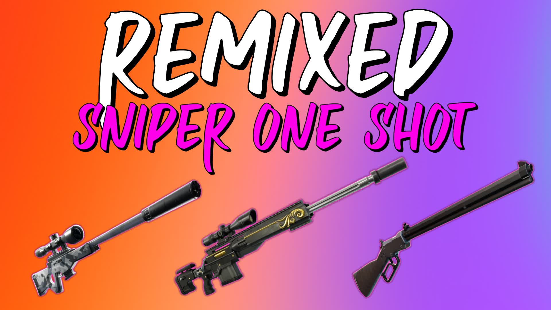 🎯REMIXED ONE SHOT SNIPER💥GUN GAME