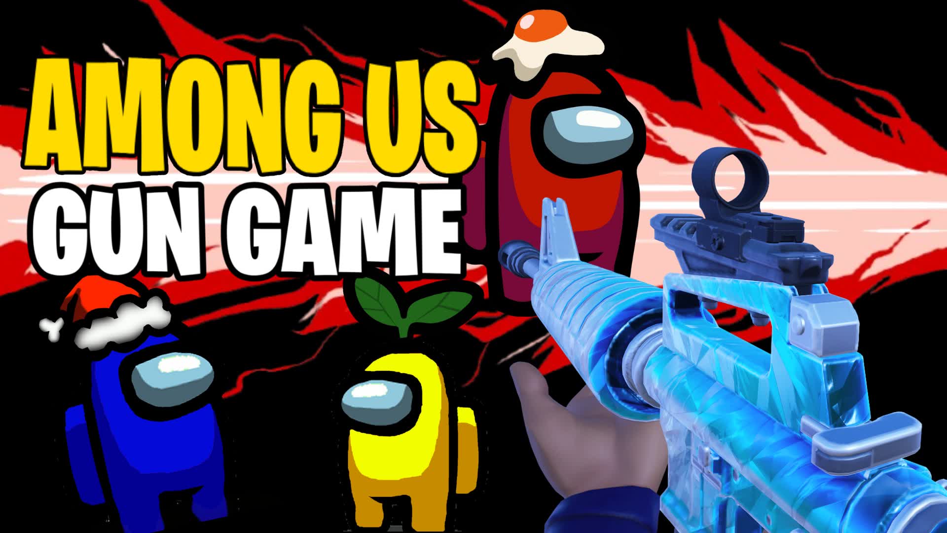 AMONG US ⭐🤪MEME🤪🔫GUN GAME🔫ONE SHOT🎯