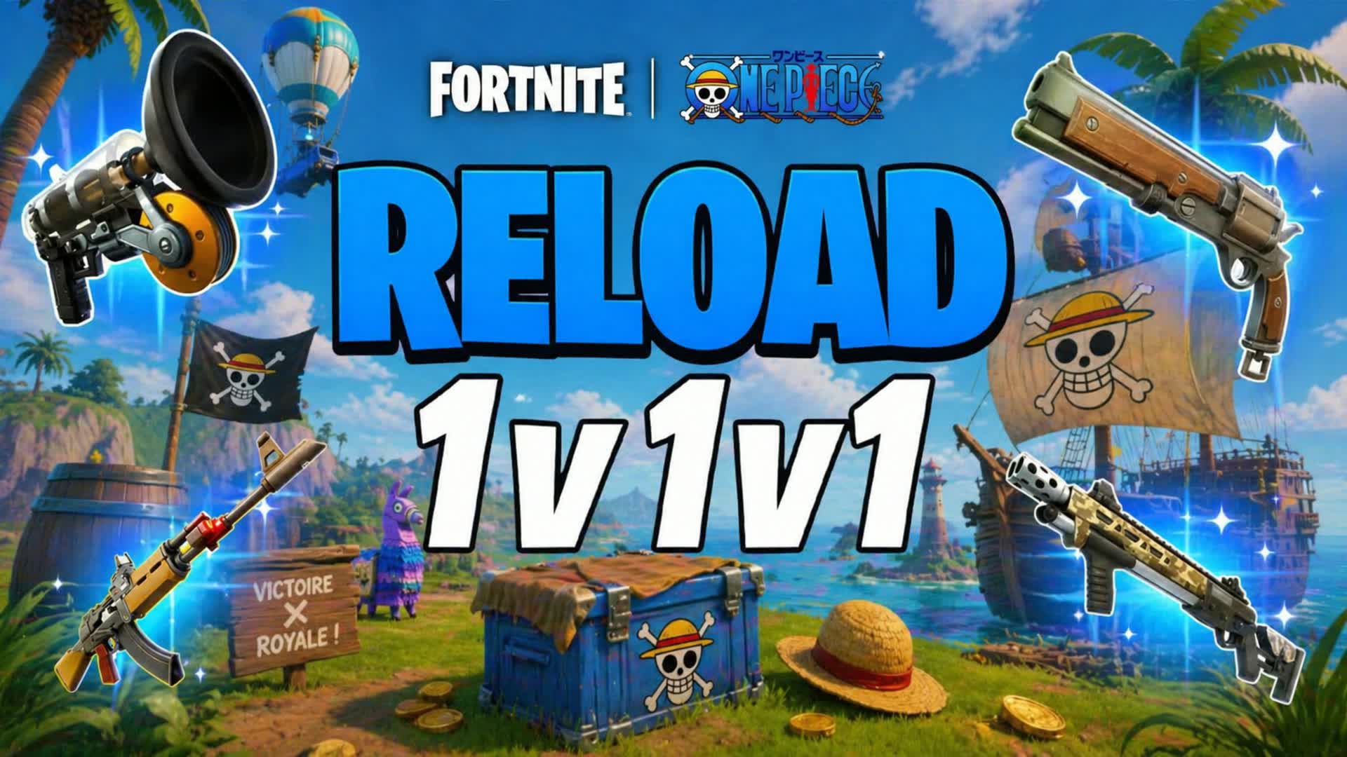 1v1v1 Reload 1v1 One Piece Free for All