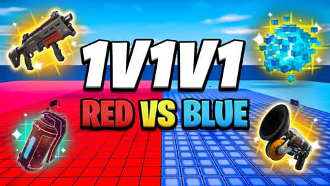 1v1v1 RED VS BLUE FFA 🔴🔵
