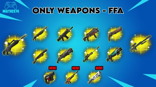 SWEAT FREE FOR ALL - ONLY WEAPONS