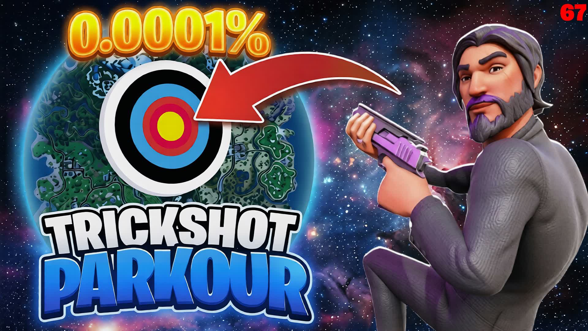 TRICK SHOT PARKOUR 🎯120+ LEVELS LKIUY7