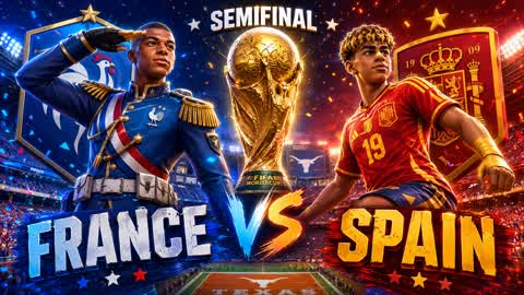 SPAIN vs FRANCE 🌎 SEMIFINAL WORLD CUP