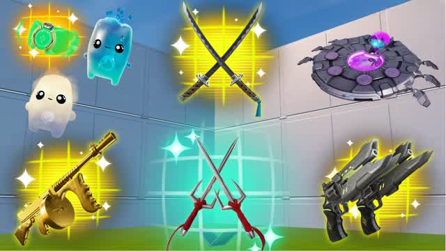 tmnt all weapons and vehicles 1vs1 ffa