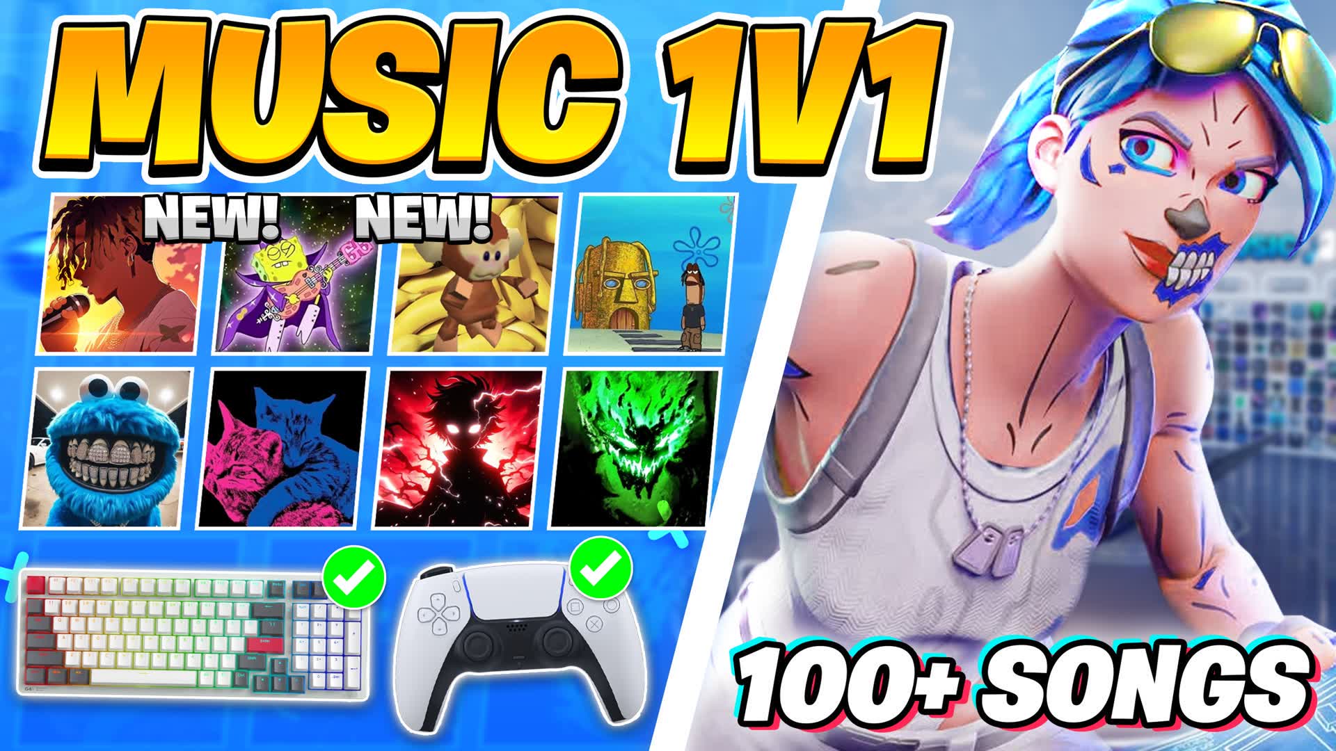 ✨ Best Music 1v1 🏆[100+ Songs] 🎶 Party
