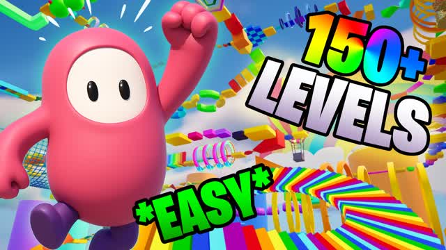 🏆 ULTIMATE FUN FALL GUYS OBBY RUN 🌈