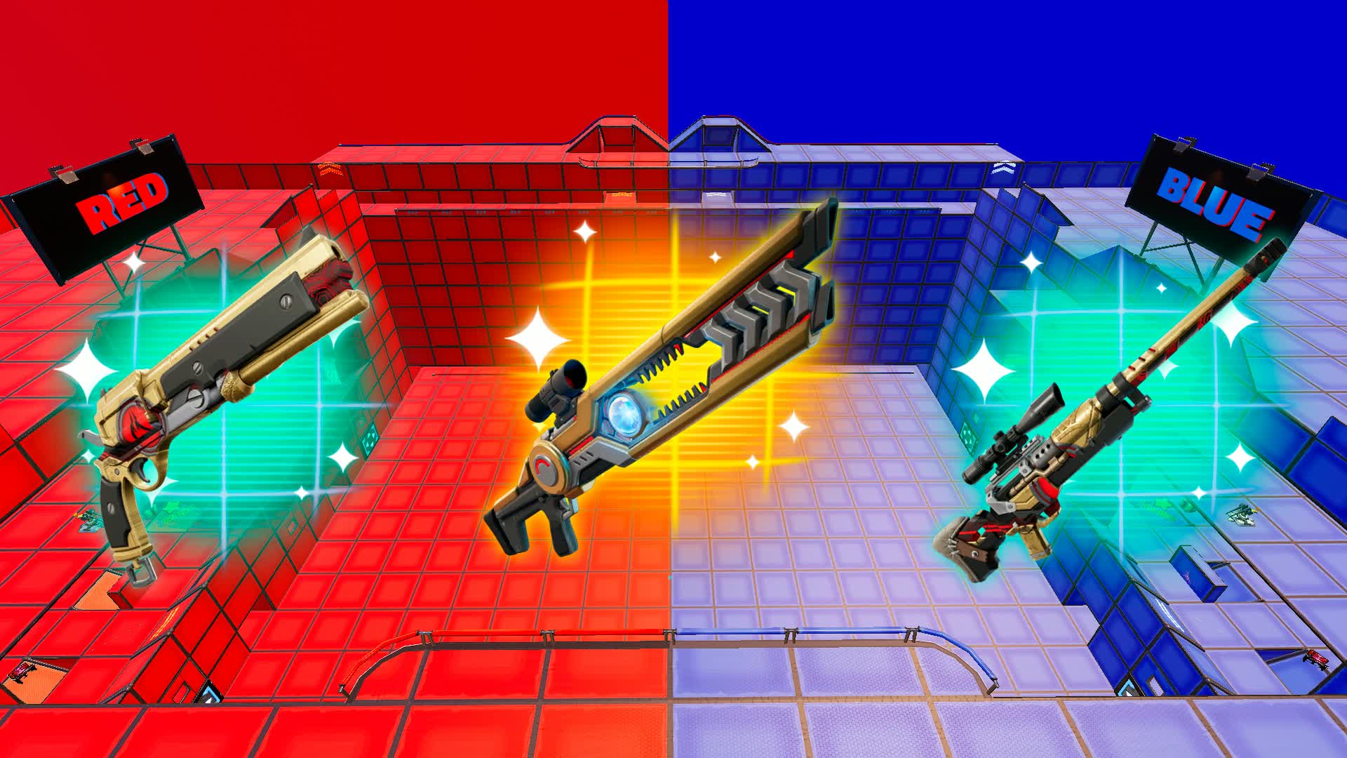 SUPER ULTIMATE RED VS BLUE 🔴🔵