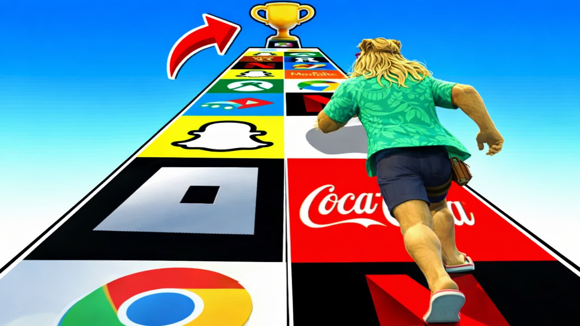 🏆 Logo Block Parkour ! 🏆