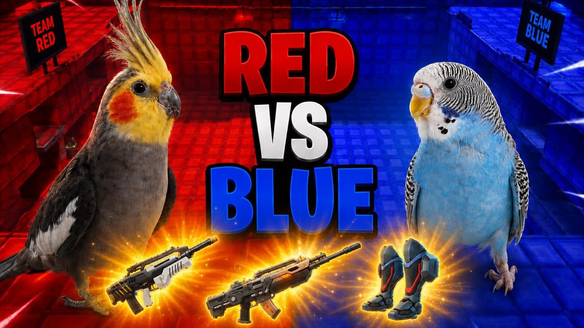 RED VS BLUE COCKATIEL VS BUDGIE 🔴🔵