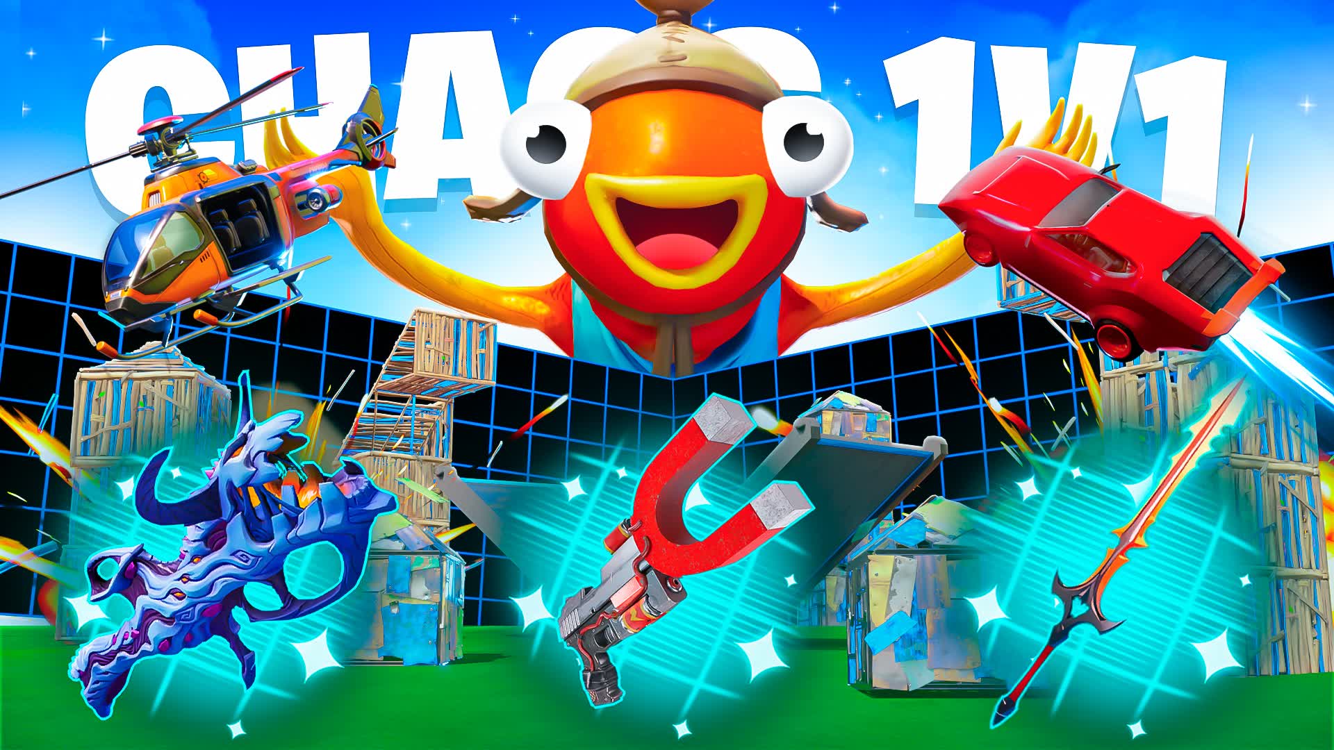 CHAOS 1V1 ALL GUNS & VEHICLES