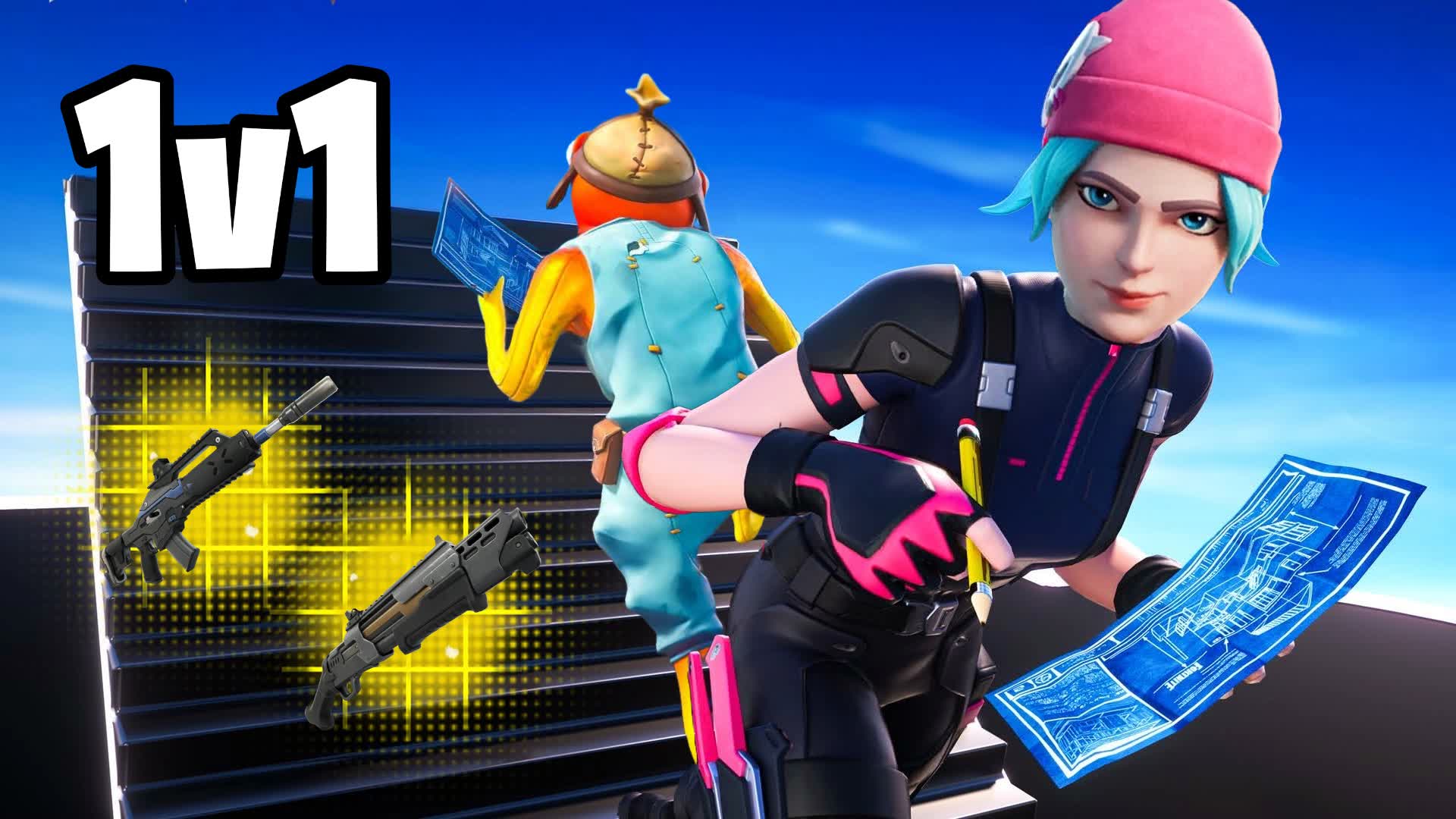 1v1 Build Fight !