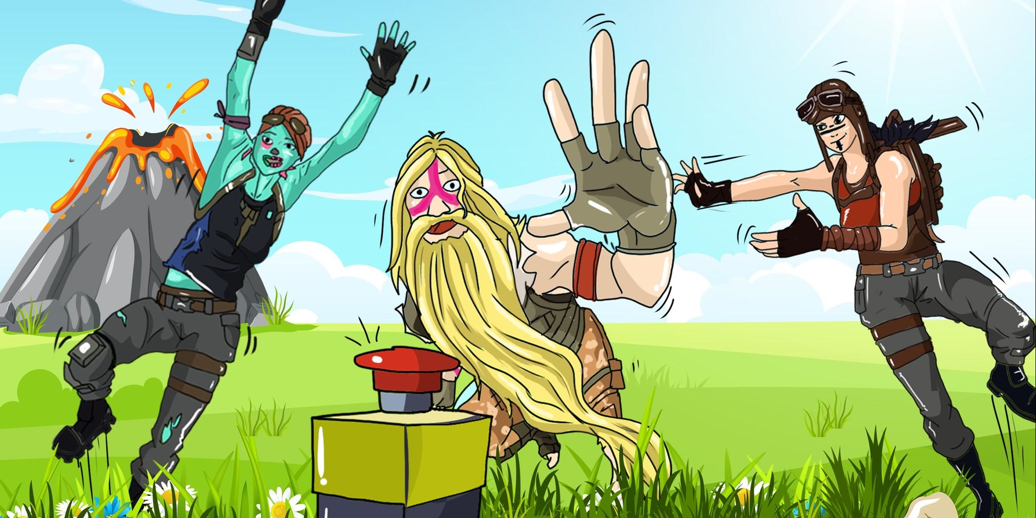 Don't Press The Button 🕹️ 8884-7723-3984 by bubiefn - フォートナイト