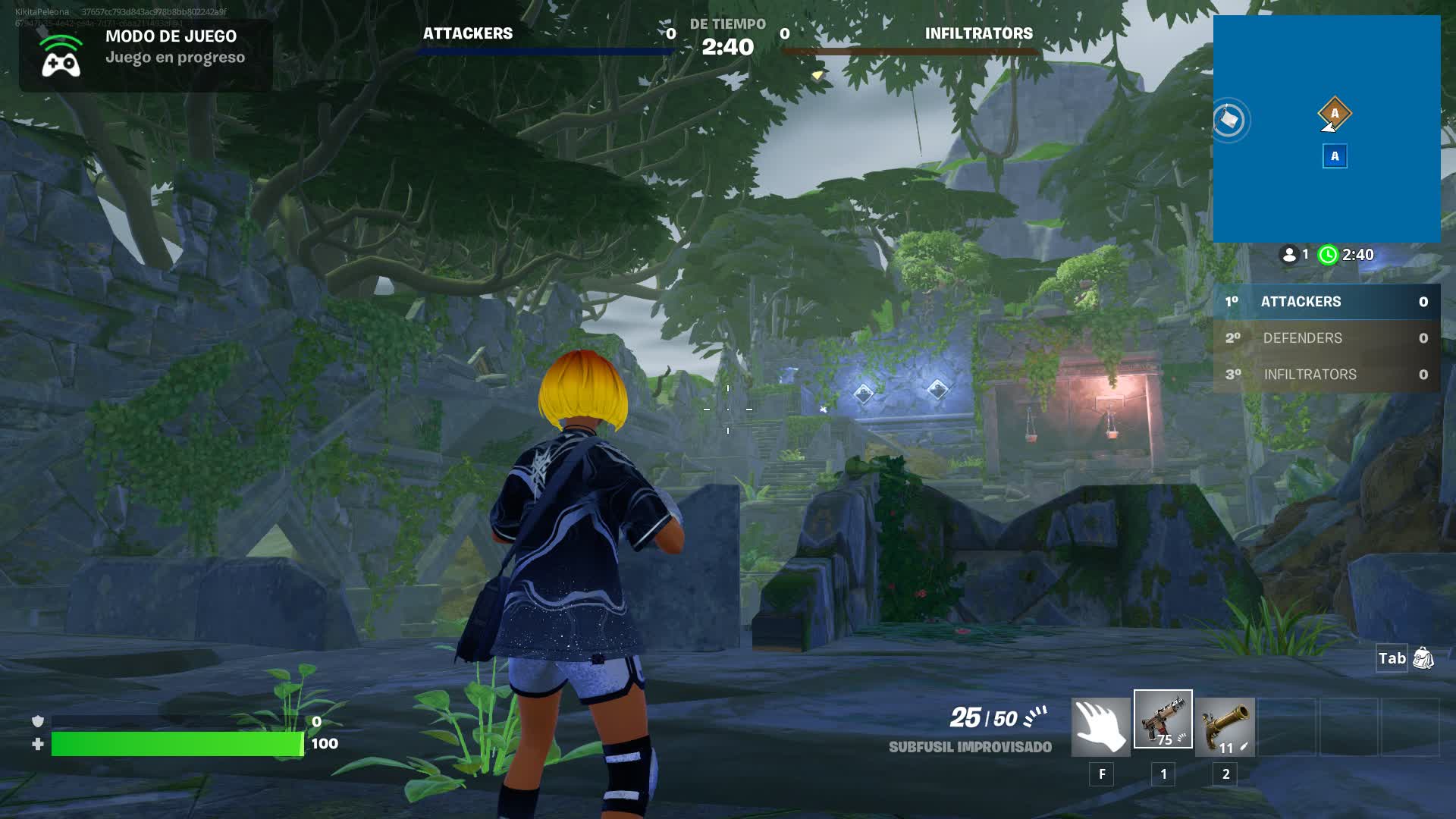 Atrapa la bandera a 3 bandas