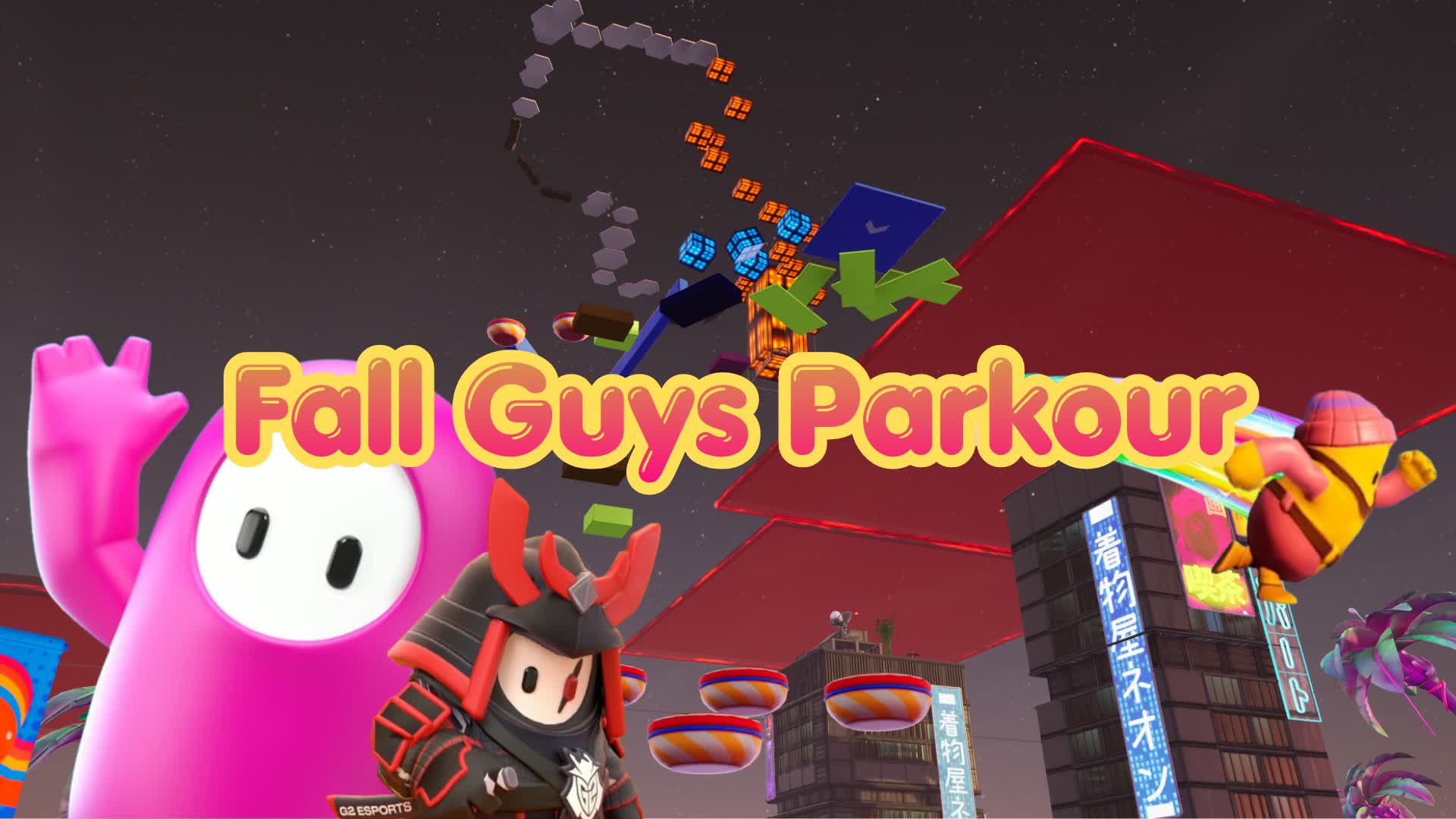 Fall Guys Parkour — Fortnite island 9245-7355-3999 by Kiss My Pump02