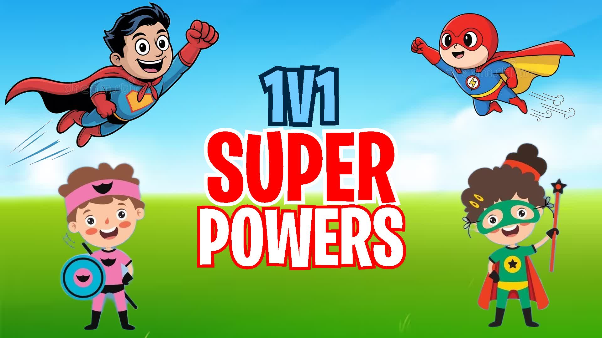 🦸🏿SUPERPOWER 1V1 - 🔫ALL WEAPONS