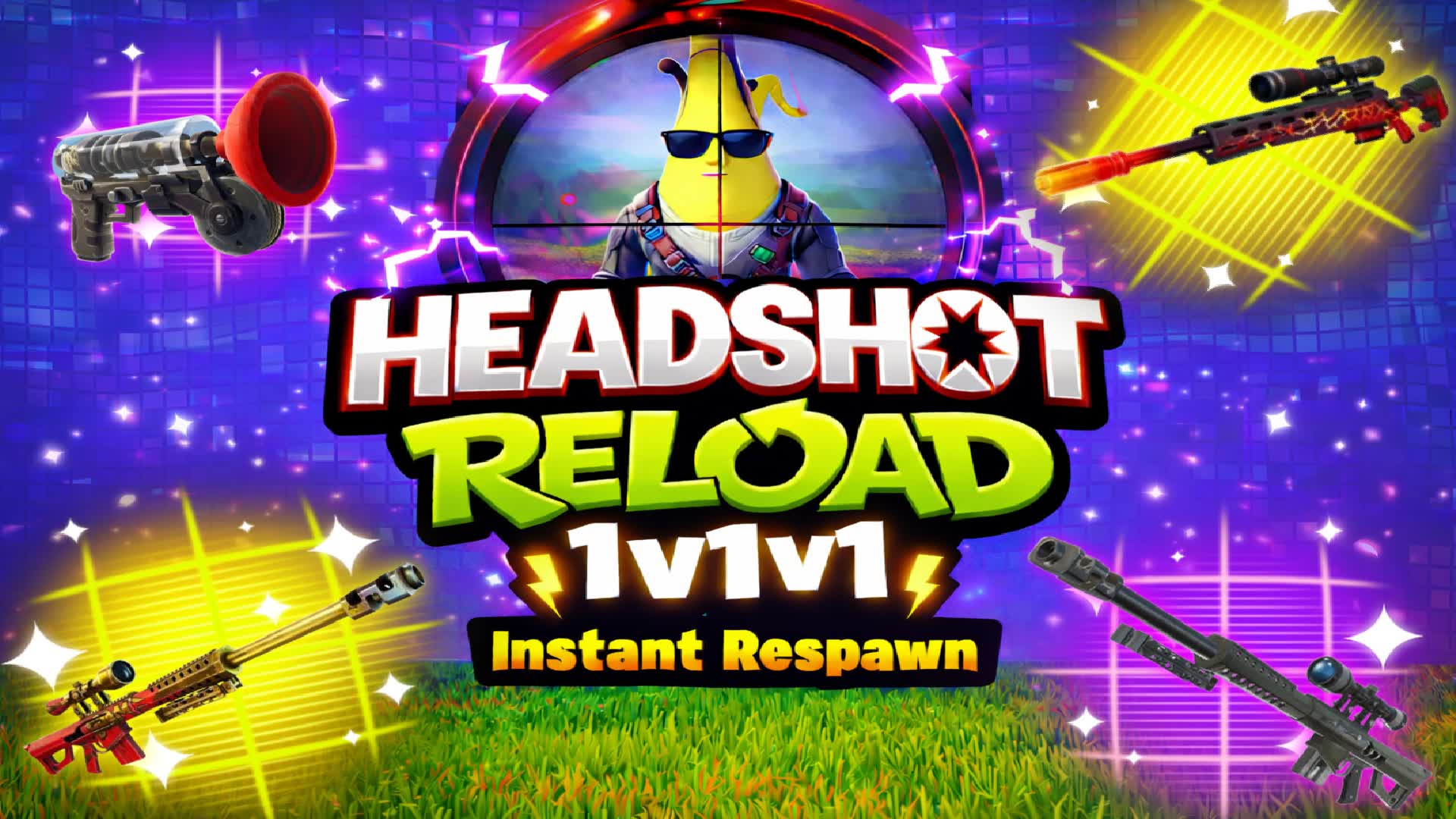 🎯 1V1V1 Headshot Reload CODE: 1056-8923-2490 | Fortnite Live Stats - fortnite