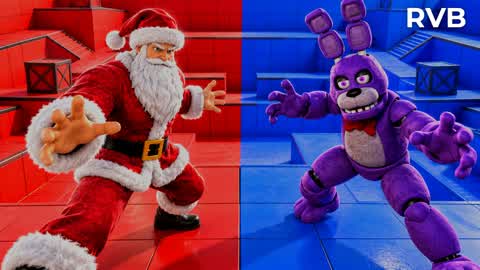 đĽ TURBO RVB RED VS BLUE SANTA â CHAOS