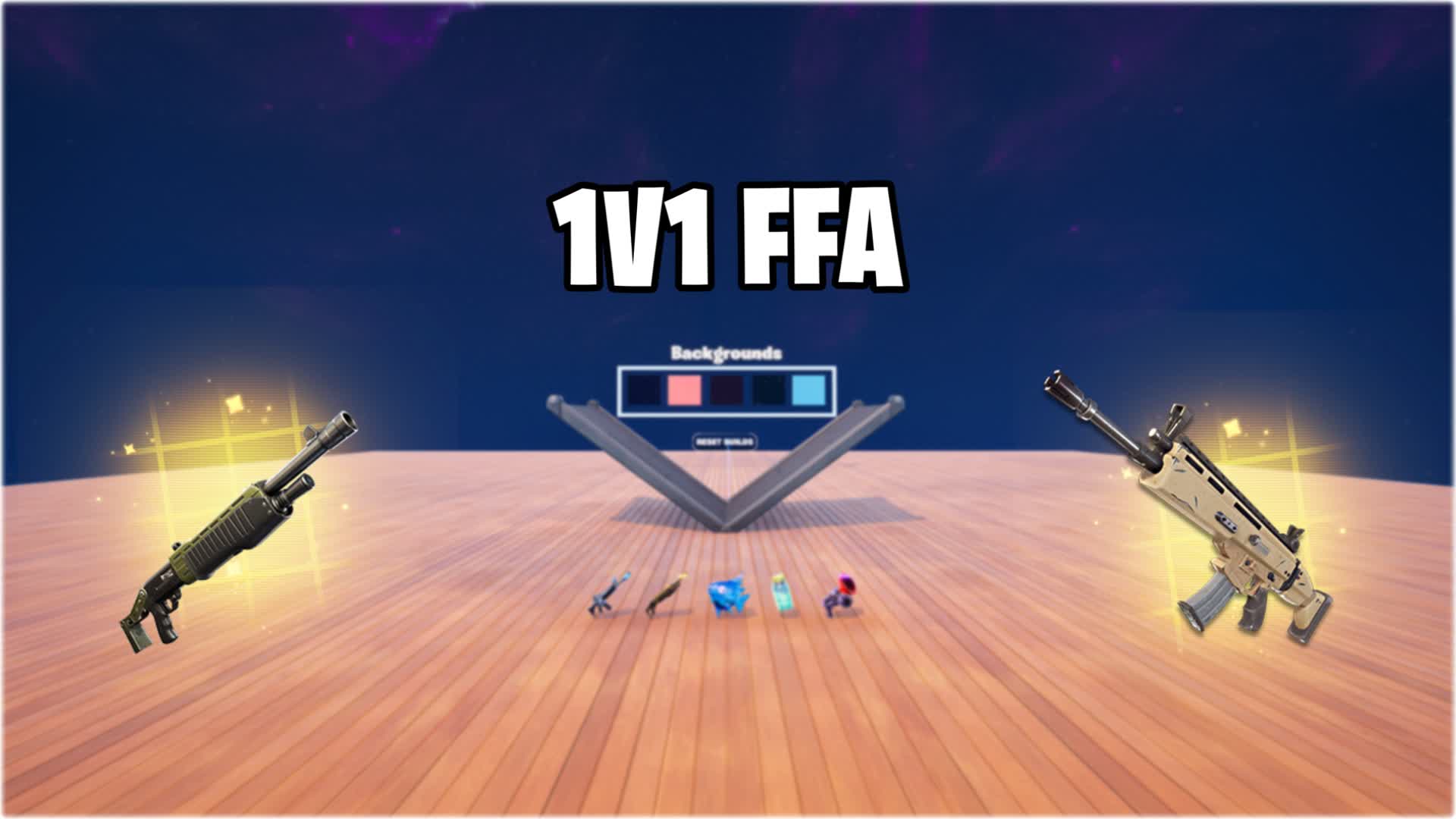 1V1 FFA with All Weapons!