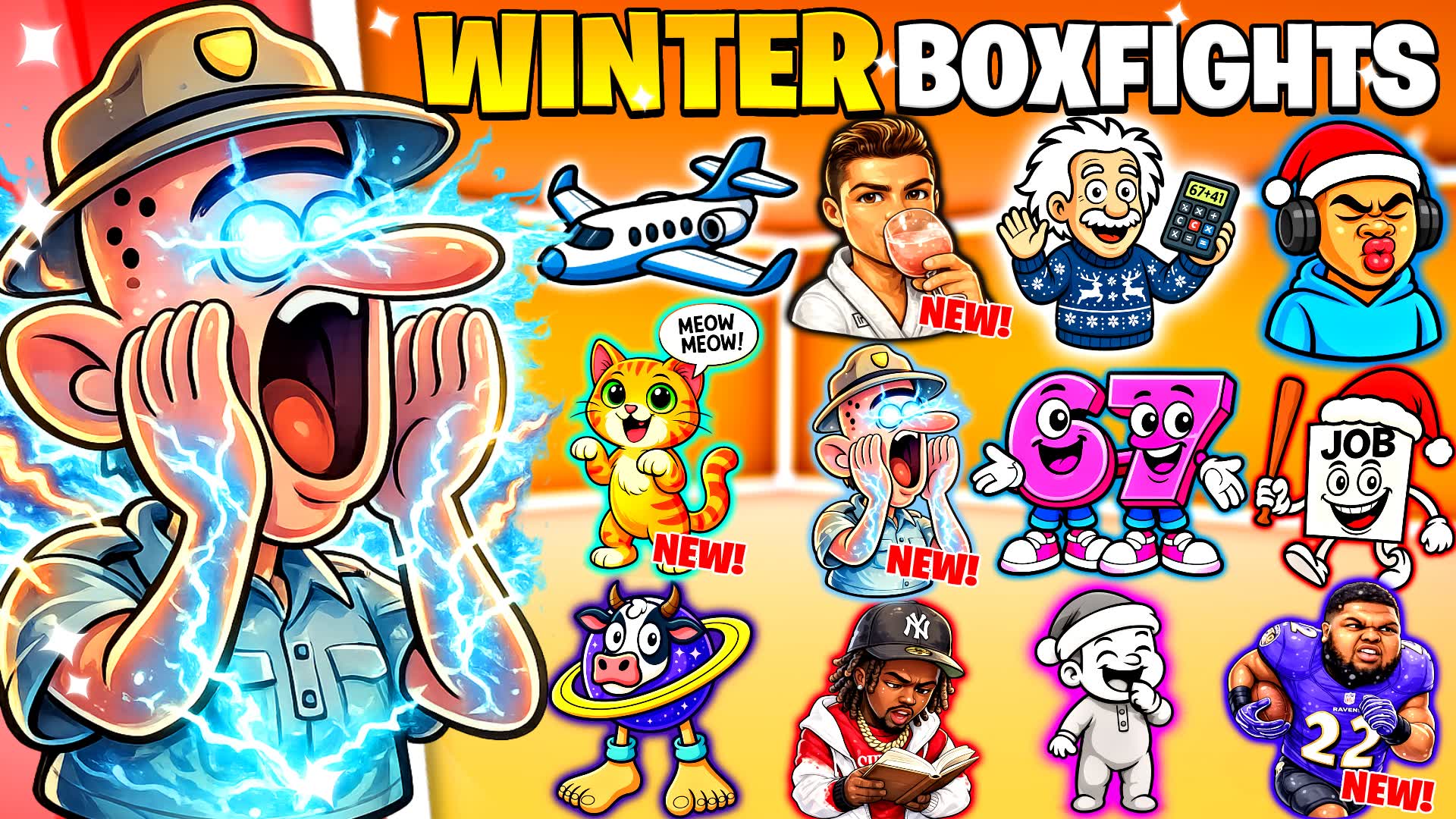 WINTER BOXFIGHTS🎄MEME BOX FIGHT📦DRUSKI