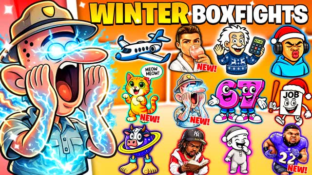 WINTER BOXFIGHTS🎄MEME BOX FIGHT📦DRUSKI